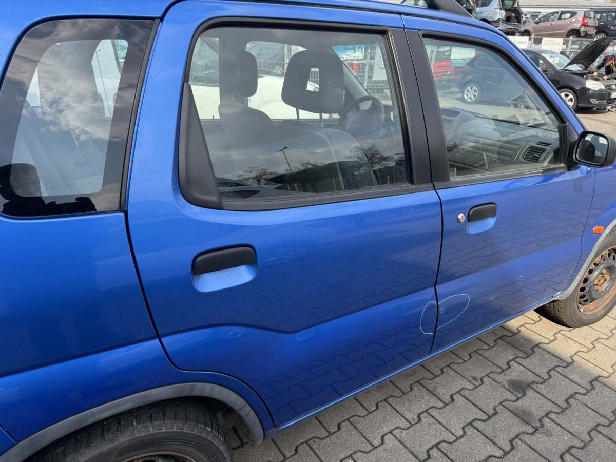 Suzuki Ignis FH original T&uuml;r hinten rechts Z2J Cyprus Blue Rohbau Bj.2003